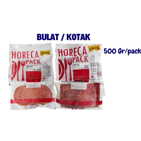 

BERNARDI Smoked Beef Bulat Kotak 500gr VP [HORECA PACK]