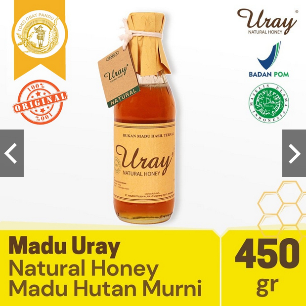 

MADU URAY NATURAL HONEY (450 GRAM) / MADU MURNI / PURE HONEY