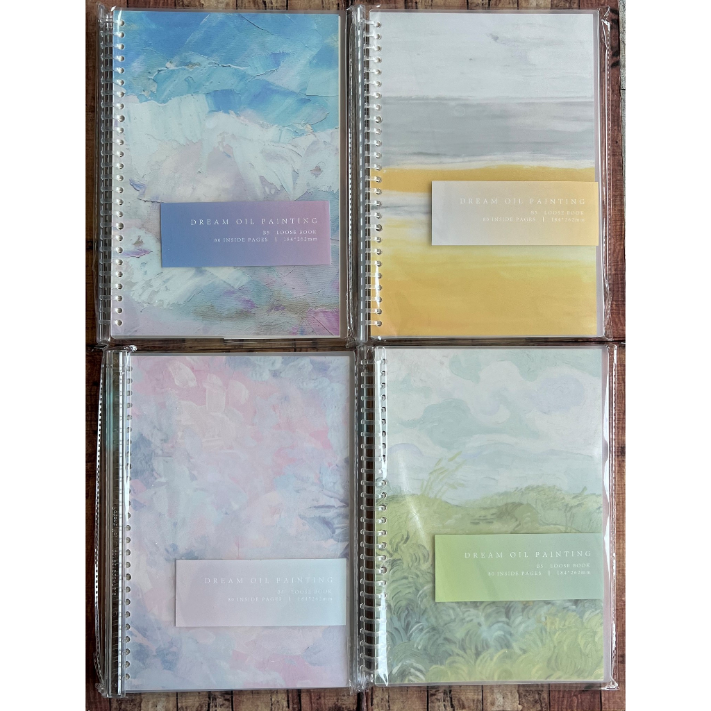 

Binder Notepad Wengu Dream Oil Painting PL003 - Binder Note A5 B5 - Map Binder Notebook Spiral Bisa Diisi Ulang