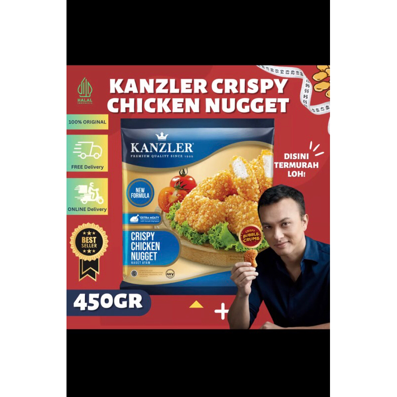 

Kanzler crispy chiken Nugget 450 gr