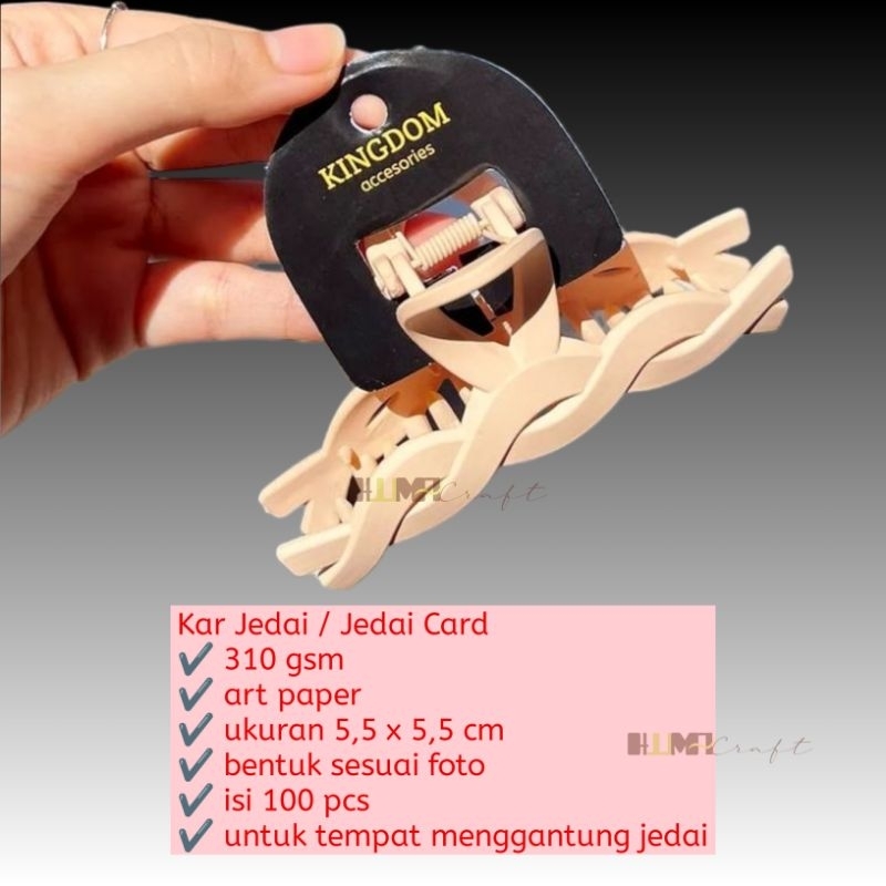 

Kar Jedai / Kertas Alas Aksesoris isi 110-120 pcs FREE DESAIN