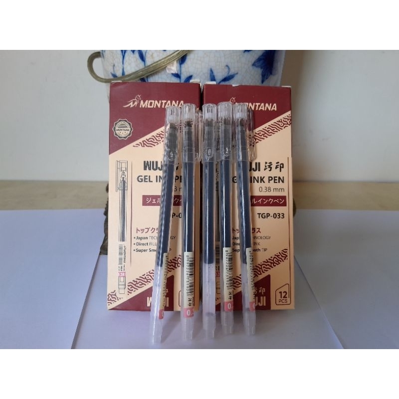 

Montana Pulpen Gel Hitam 0.38mm TGP-033 (1 Pcs)