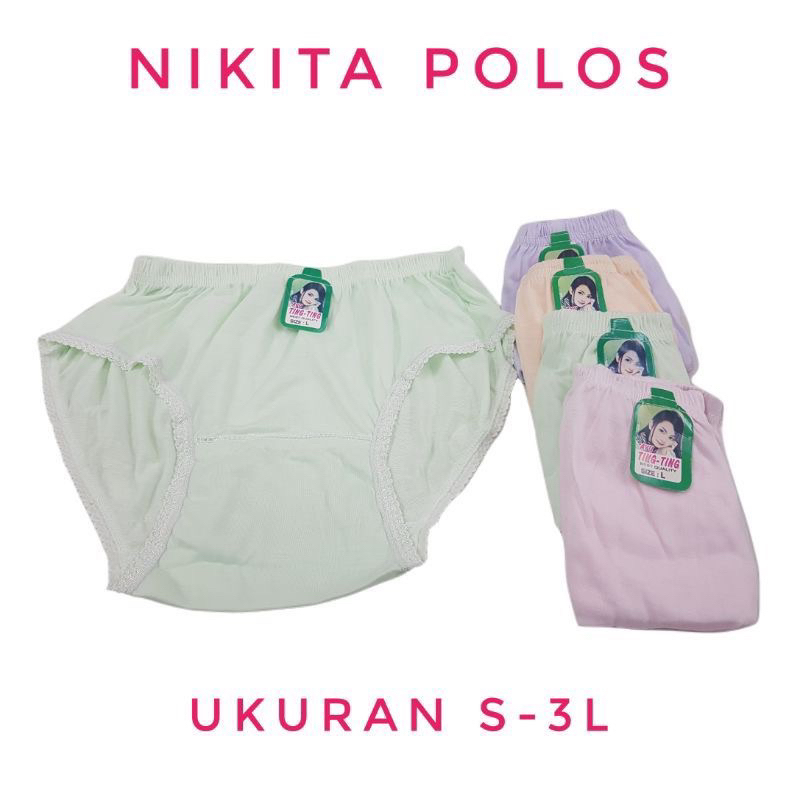 Celana Dalam Wanita Lusinan Murah Nikita Grosir Import Katun CD wanita celana pendek daleman bawahan