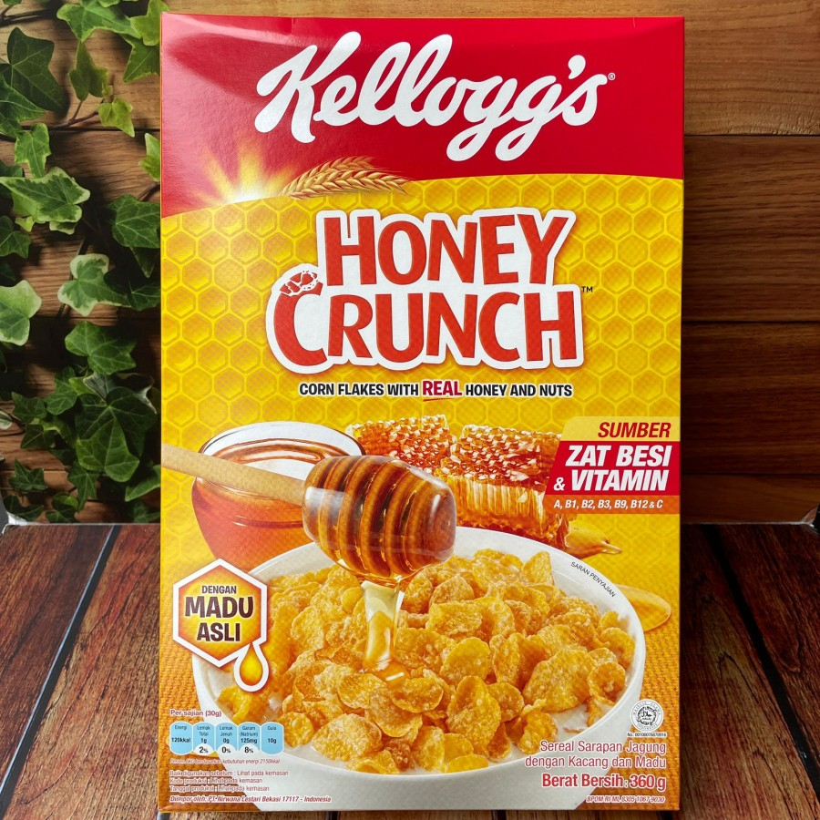 

Kelloggs Honey Crunch Corn Flakes - 360G