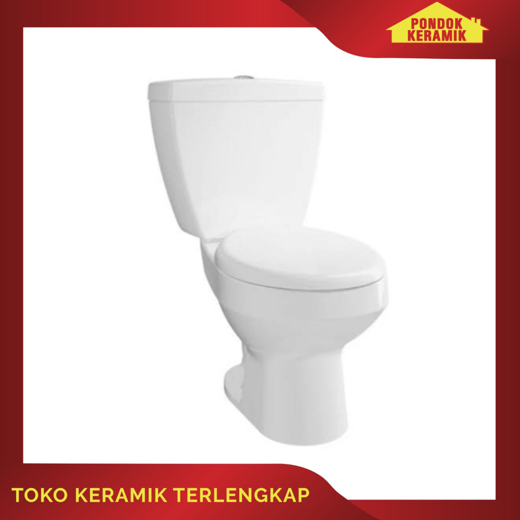 TOTO Closet Duduk Toilet Duduk CW 704 J + SW784W/248W + TC36S ( Kloset Duduk TOTO CW704J )