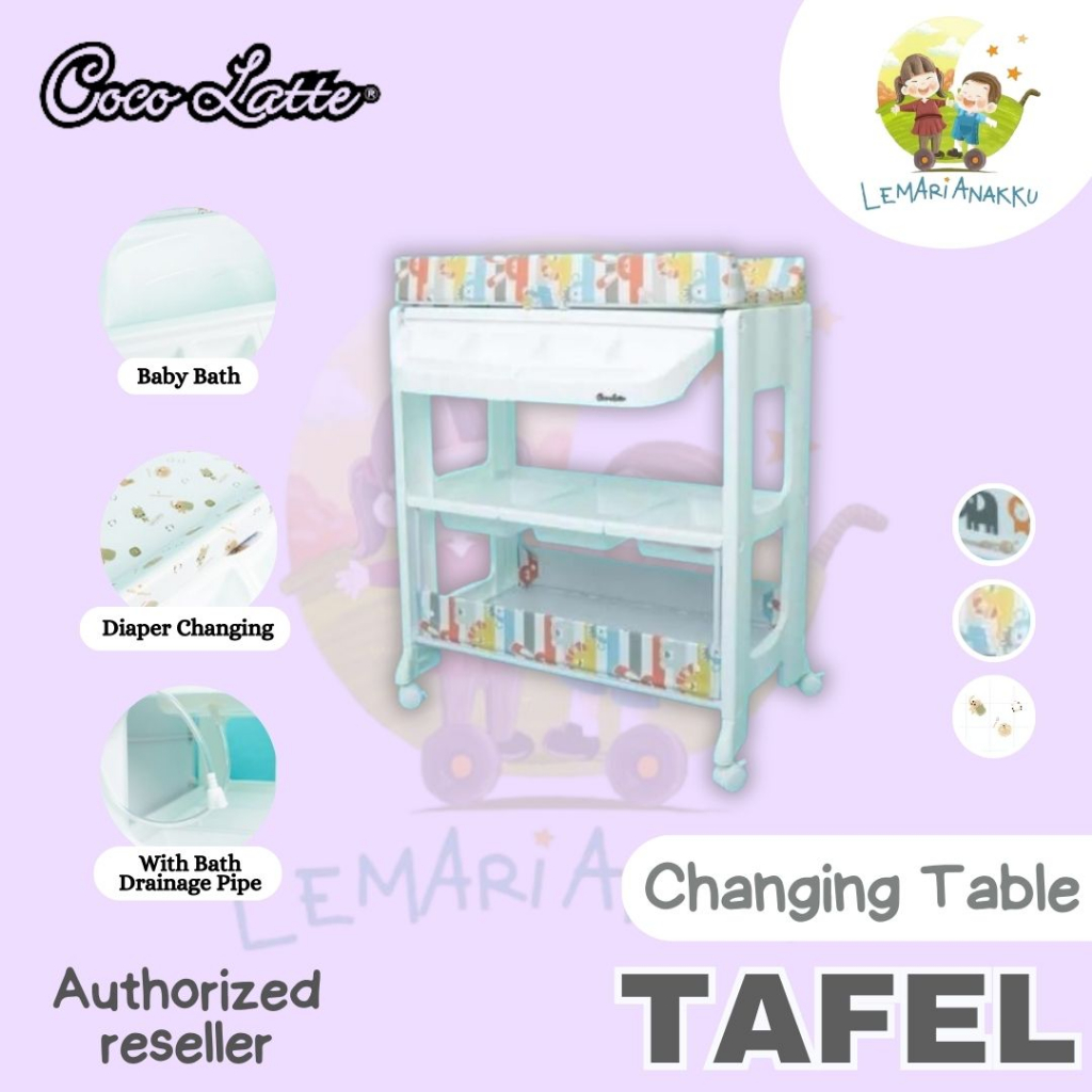 Cocolatte Baby Tafel / Changing Table / Cocolatte Baby Tafel CL 6969 Changing Table 2 in 1 / Bak Man