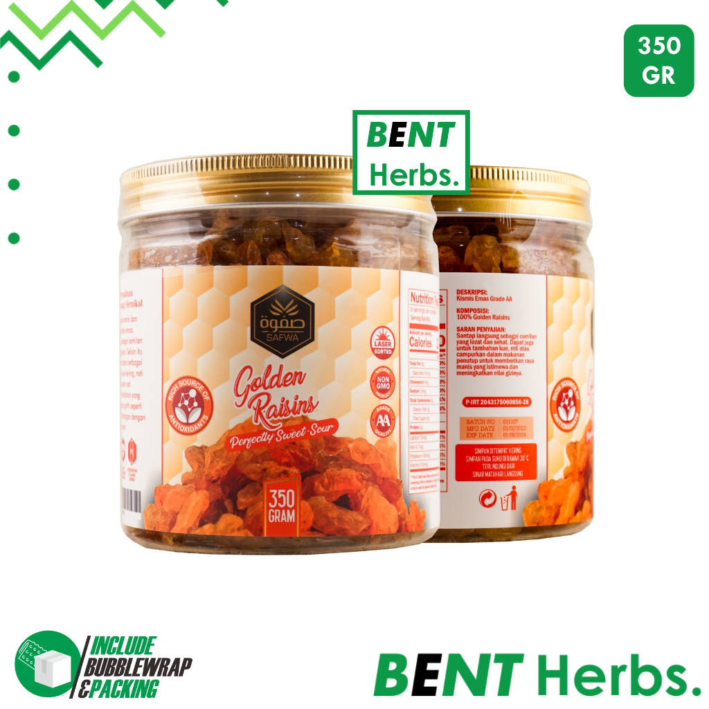 

Safwa Kismis Golden Raisins Asam Manis 350 Gr Sweet Sour Premium