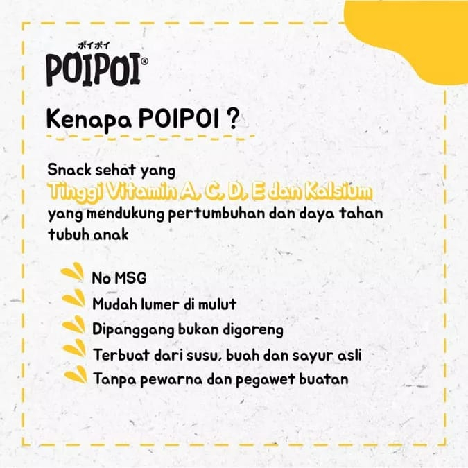 MOM'S CHOICE POIPOI SNACK BERVITAMIN 25GR