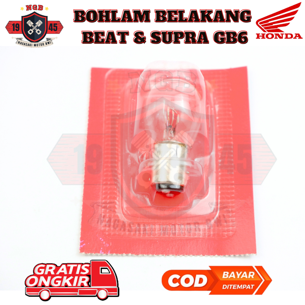 lampu belakang beat - lampu belakang scoopy - Lampu Stop Belakang Spacy FI - Supra X - Scoopy GB6