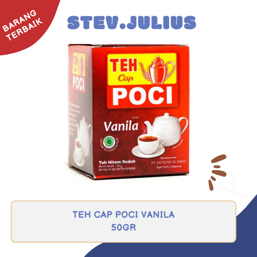 

TEH CAP POCI VANILA 50GR