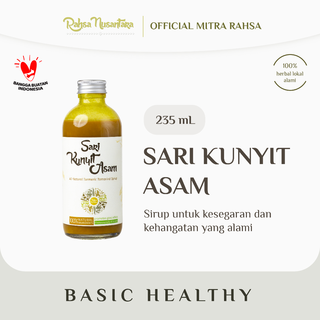 

Sari Kunyit Asam by Rahsa Nusantara Jamu Sirup Herbal Tradisional