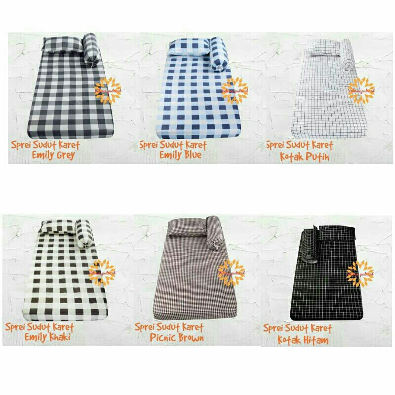Sprei 90×200 Aesthetic - Sprei No.4 Sudut Karet