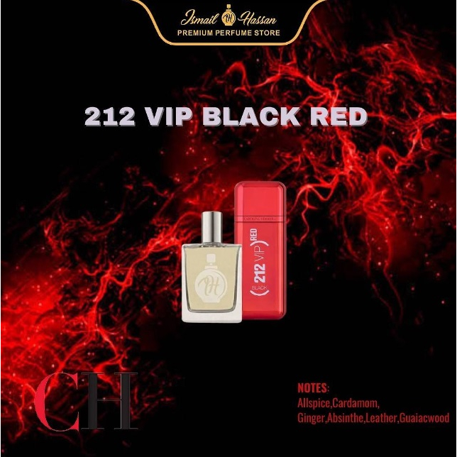 212 VIP Black Red by Ismail Hassan Parfum - Parfum EDP Pria
