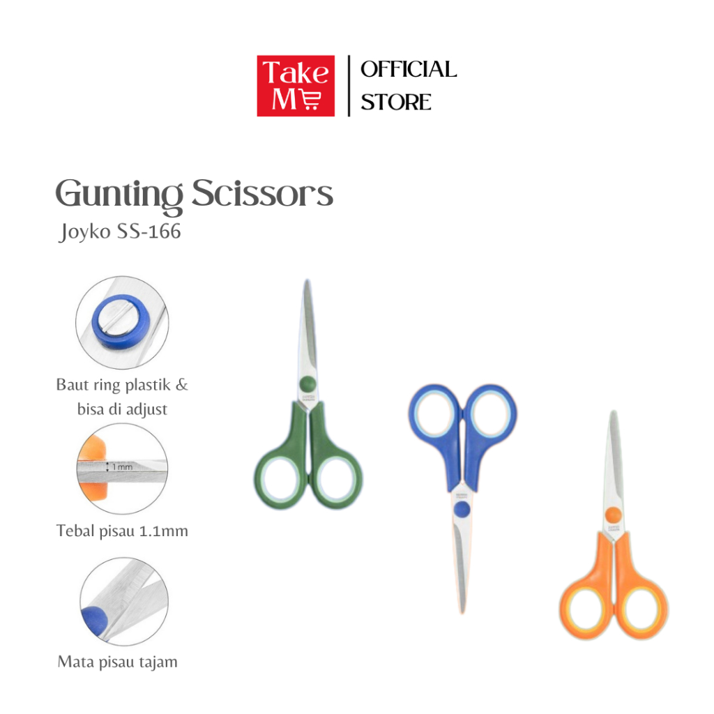 

TAKE ME Gunting Scissors Joyko SS-166