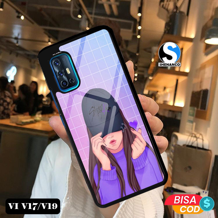 [COD]Promo Case Vivo V17 V19 V20 Gambar Motif Girl BTS Aesthetic Casing Hp Desain Kekinian Hardcase 
