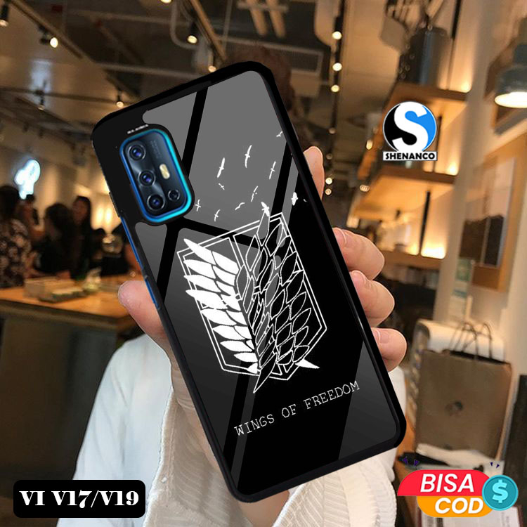 [COD]Promo Case Vivo V17 V19 V20 Gambar Motif Logo AOT Aesthetic Casing Hp Desain Kekinian Hardcase 