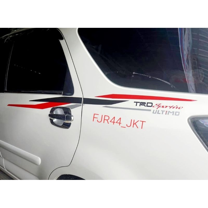 stiker trd ultimo/ stiker trd rush/ stiker trd sportivo