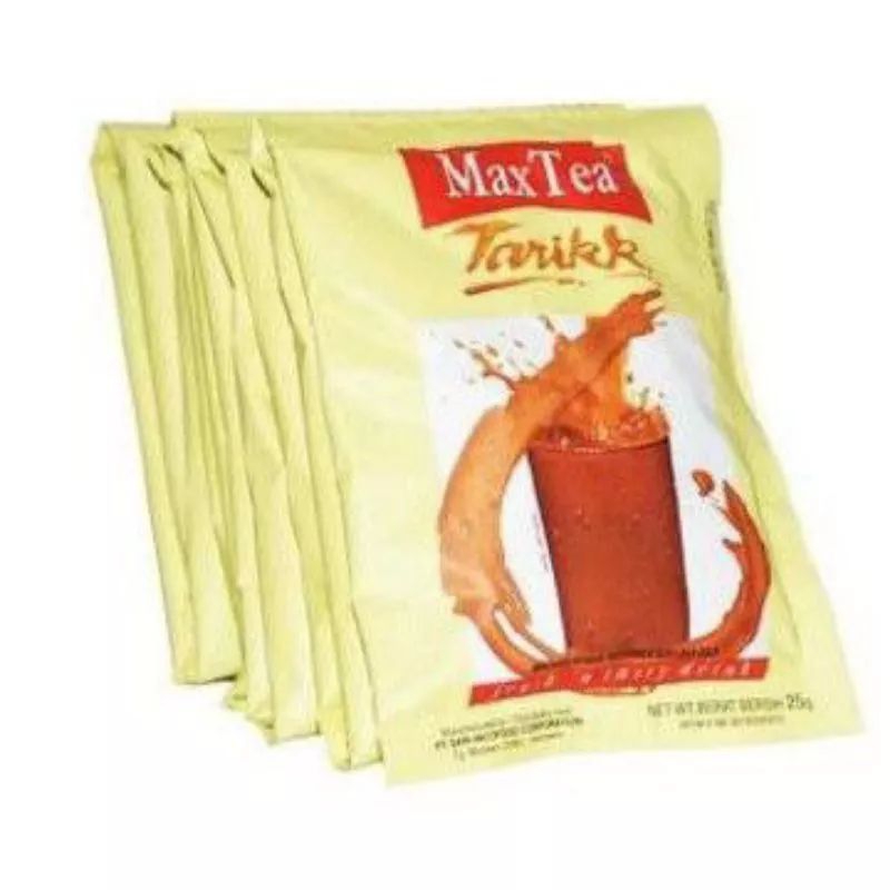 

Max tea tarik 1 renceng 10 Sachet @25g