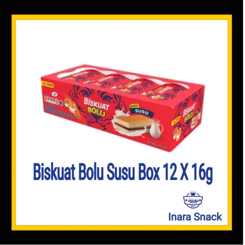 

Biskuat Bolu Susu Box 12 X 16g