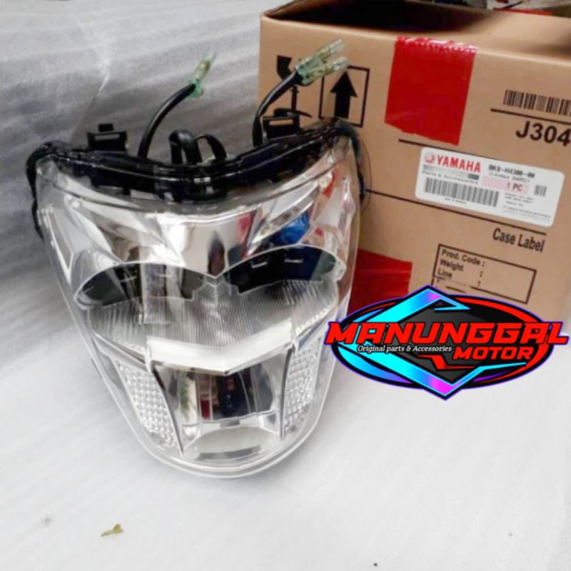 Headlight assy Reflektor lampu depan Vixion R 155 BK8-H4300-00 Original Yamaha