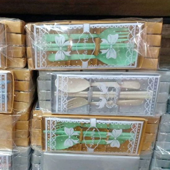 Souvenir Sendok Garpu Sumpit / Souvenir Pernikahan Sendok Garpu