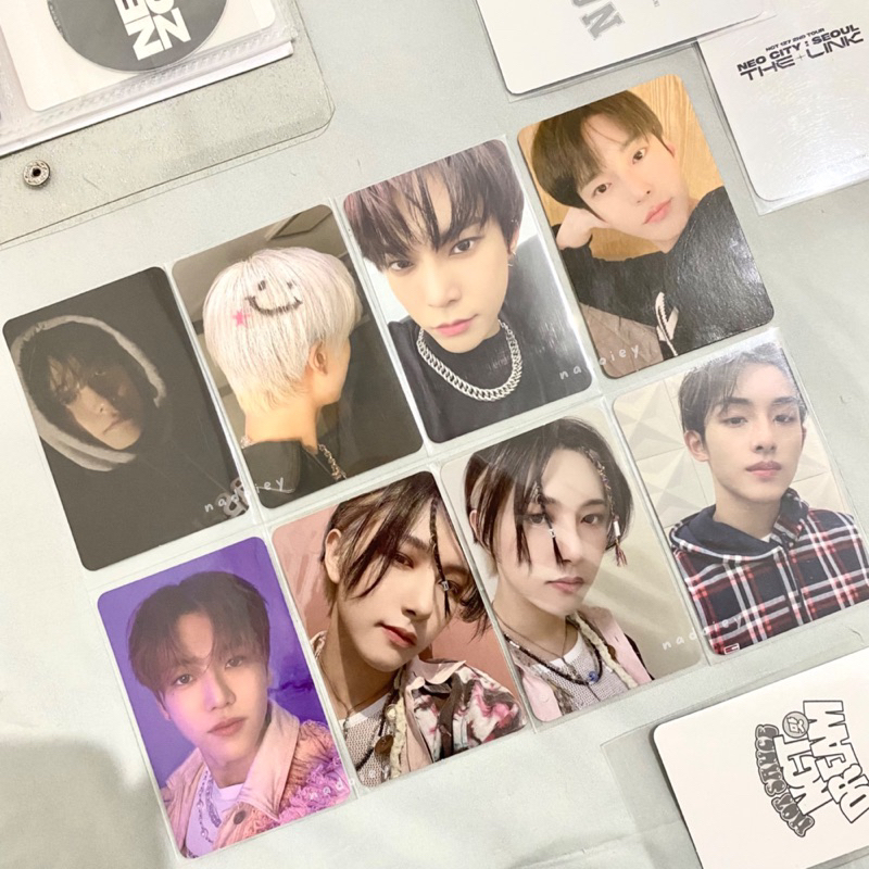 photocard nct dream 127 jaehyun jisung doyoung jaemin renjun winwin jewel sticker kumon tc glitch mo