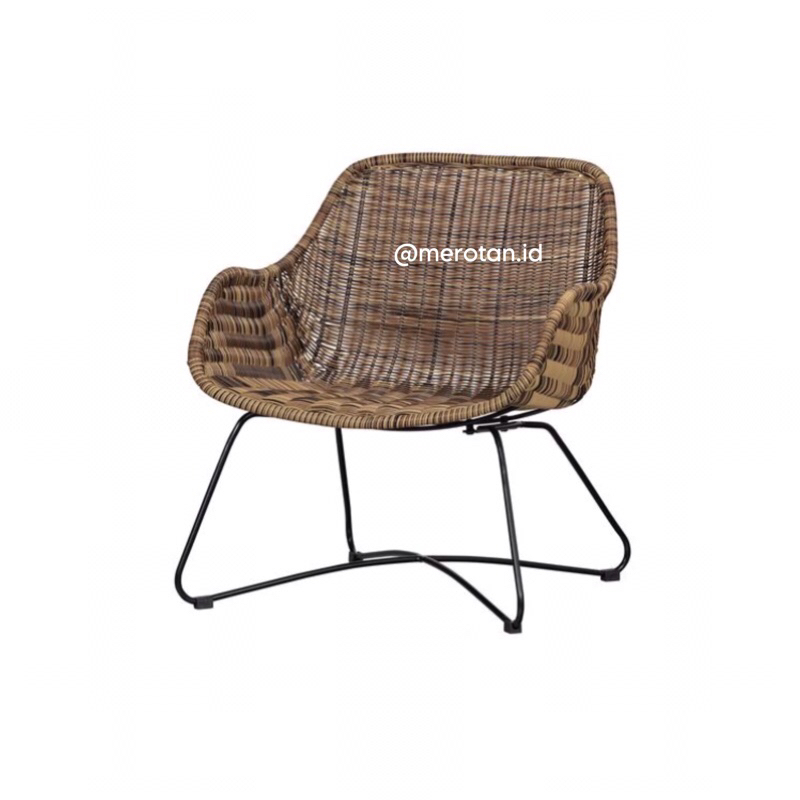 Kursi Cafe Rotan / Kursi Teras Rotan Sintetis / Kursi Rotan Sintetis