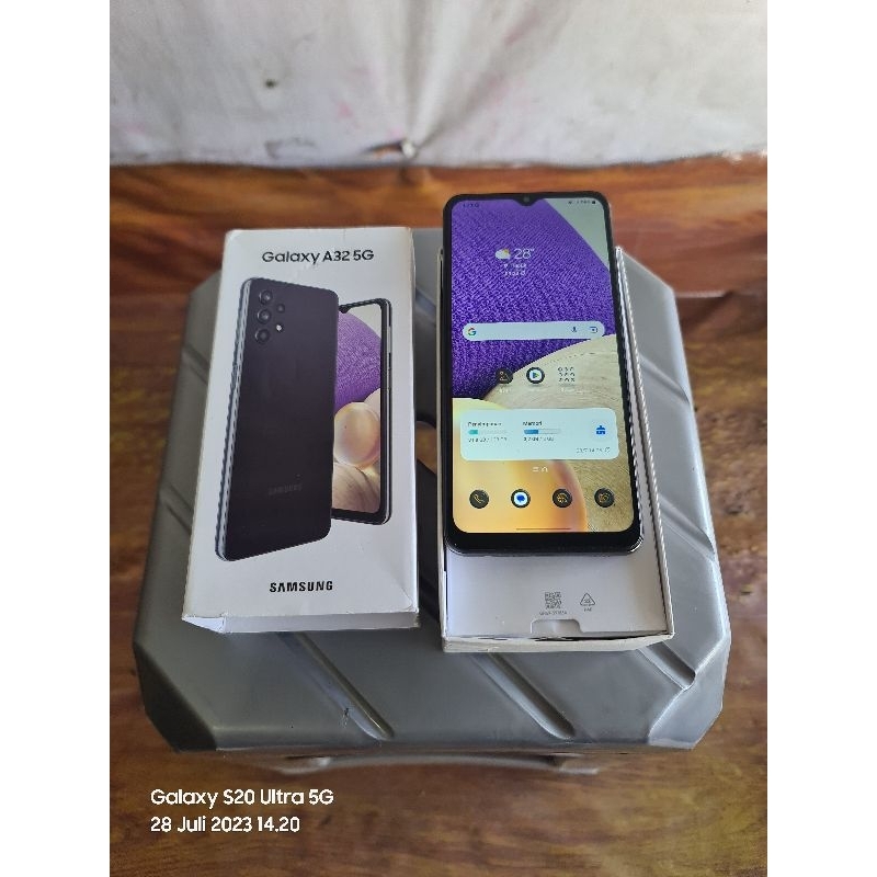 (SECOND) Samsung A32 5G ram 8/128 Fullset Segel