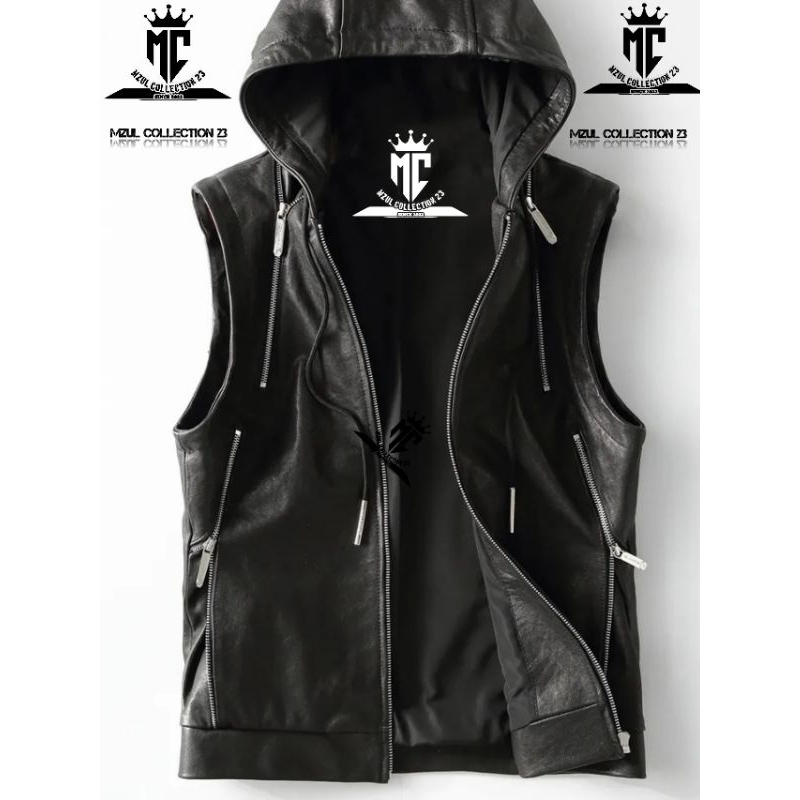 HOODIE ROMPI KULIT/JAKET KULIT/JAKET KULIT KUPLUK/JAKET ROMPI ZIPPER KEREN