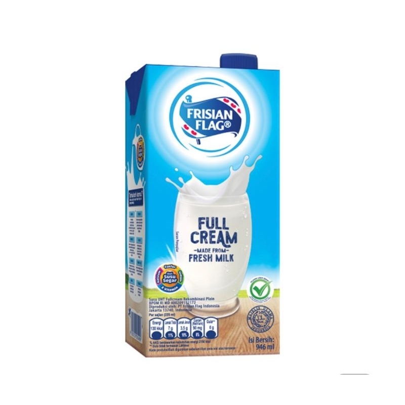 

Susu UHT Frisian Flag Purefarm full cream 946ml