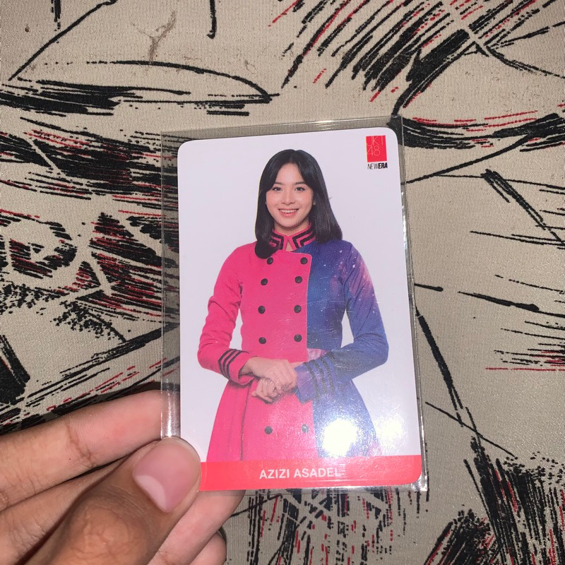 pc/photocard/fotocard jkt48 zee/azizi asadel m&g nice to see you