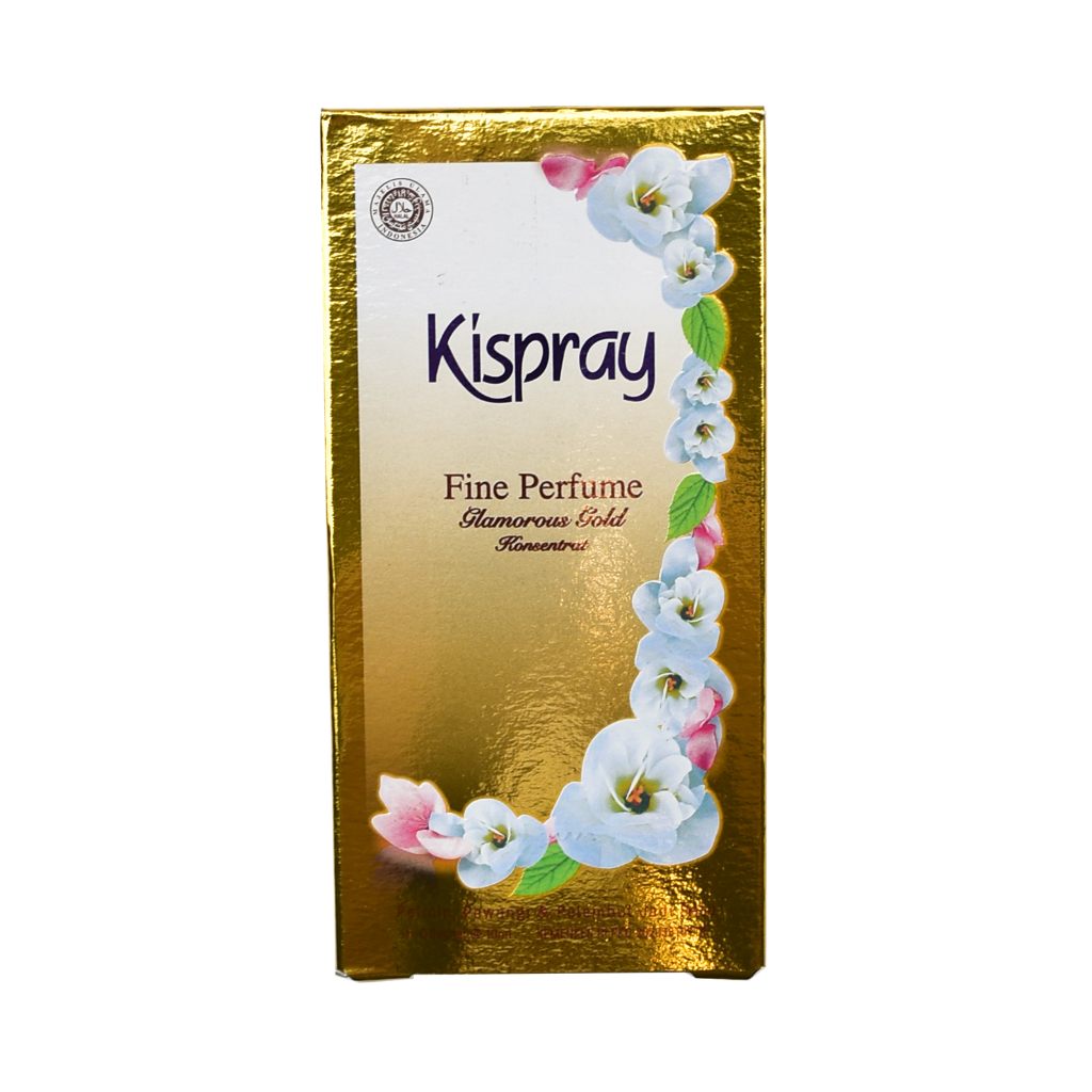 PEWANGI PELICIN PAKAIAN KISPRAY DUS GOLD 6'S @11 ML KONSENTRAT BIBIT REFILL ISI ULANG