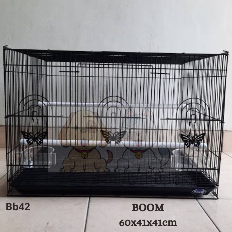 Kandang/Sangkar Burung, Sugar Glider, Kucing, Anjing, Kelinci Merk BOOM ukuran 60x41x41cm