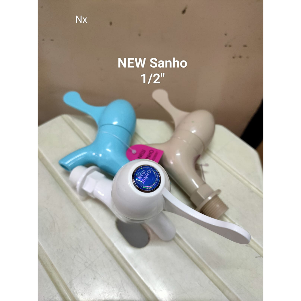 SANHO kran air pvc 1/2" / keran plastik