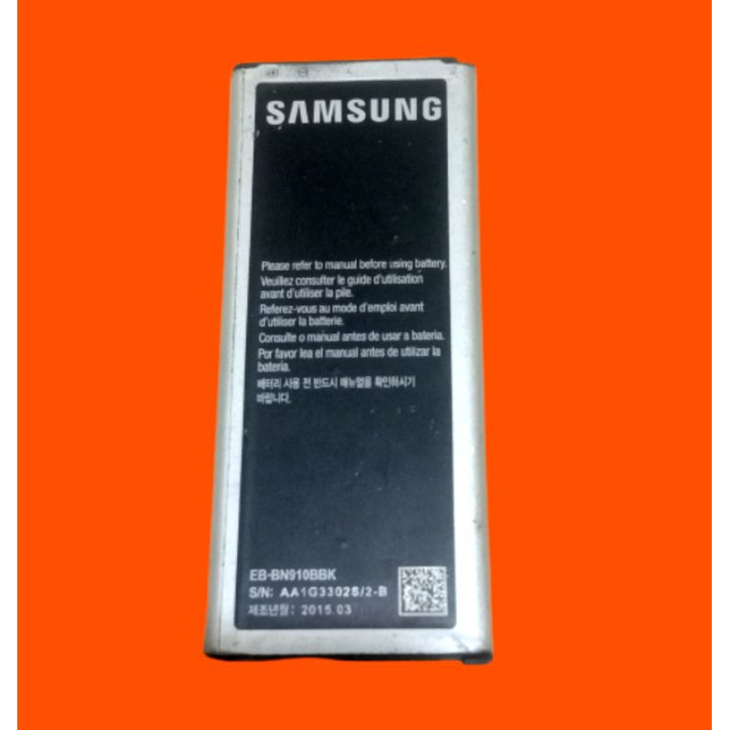 Baterai Batre Samsung Note 4 / N910 / EB-BN910BBK /EB-BN910BBE Dijamin Original copotan