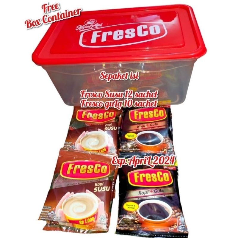 

KOPI FRESCO GULA isi 20 sachet Free Mangkok Keramik