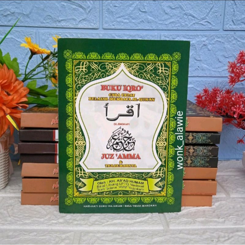 Buku Iqro dan Juz Amma Terjemah Ukuran Buku Tulis || Iqro dan Juz Amma Terjemah