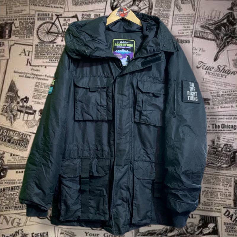 Atasan Pria Jaket Bulang Outdoor Feltics Adventure(Kantong Ada 9)