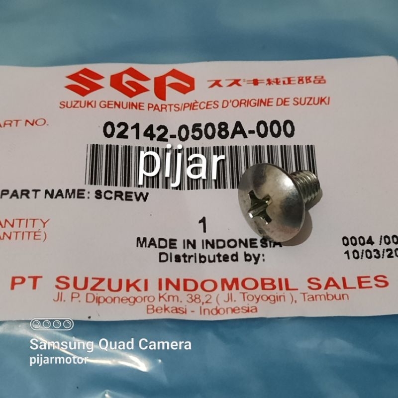 Baut Sekrup 5x8 Cover Tutup Bak Kopling Suzuki Shogun 125