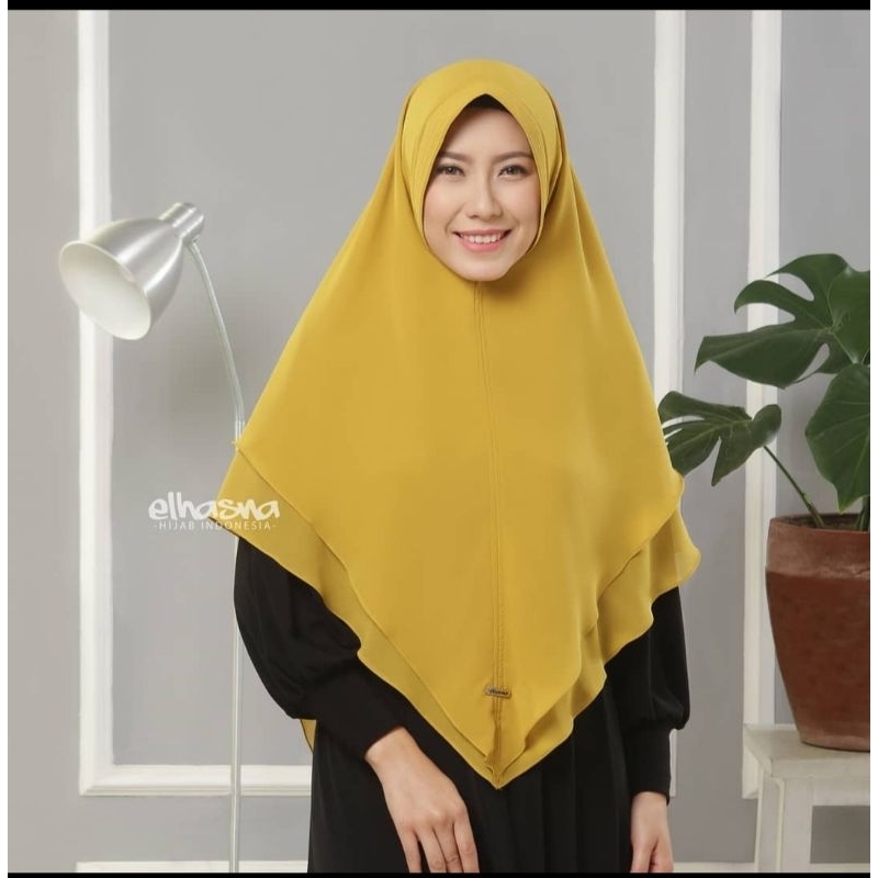 Hijab elhasna ukuran L real pic