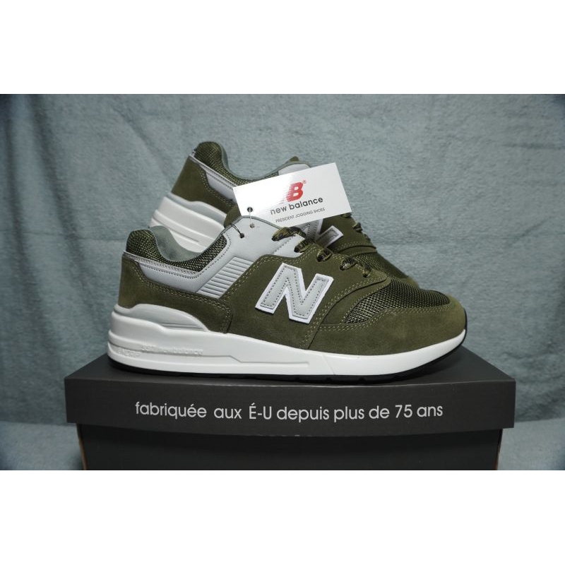 New Balance 997 Green With Grey White Size 43 Insole 26,5 cm Made in vietnam