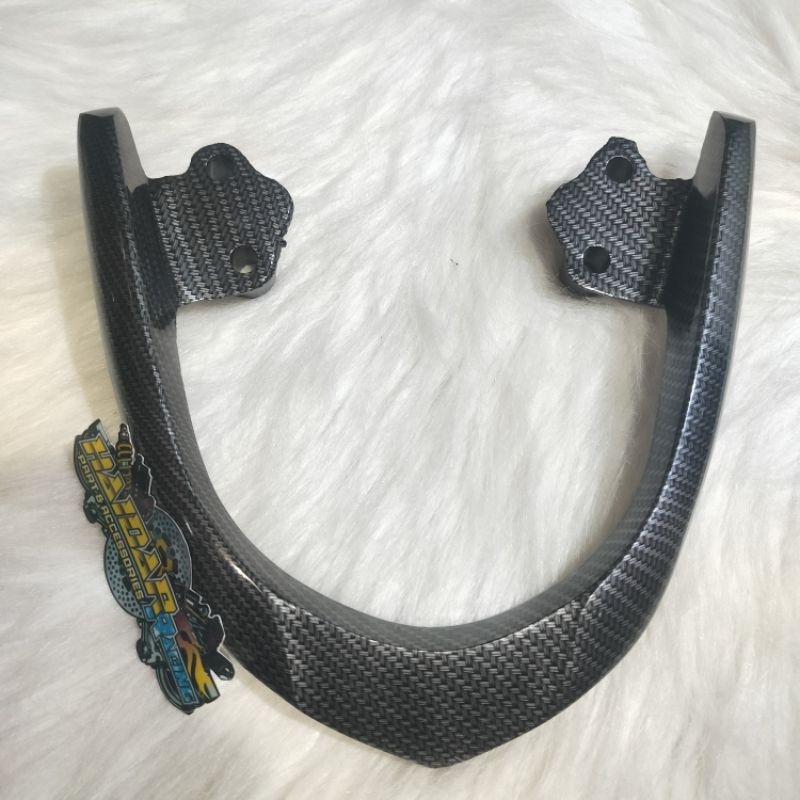 Behel Begel Beat Fi Beat Esp Carbon Wtp Pegangan Jok Belakang Planger Beat Carbon Celup