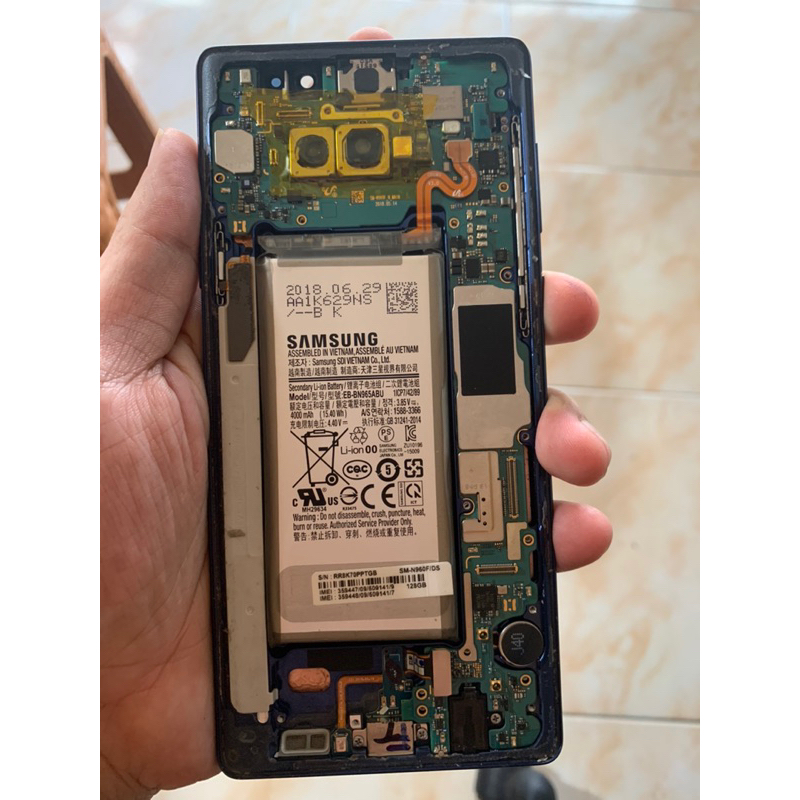 mesin samsung note 9 sein minus lcd