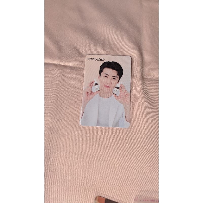 photocard Sehun x whitelab