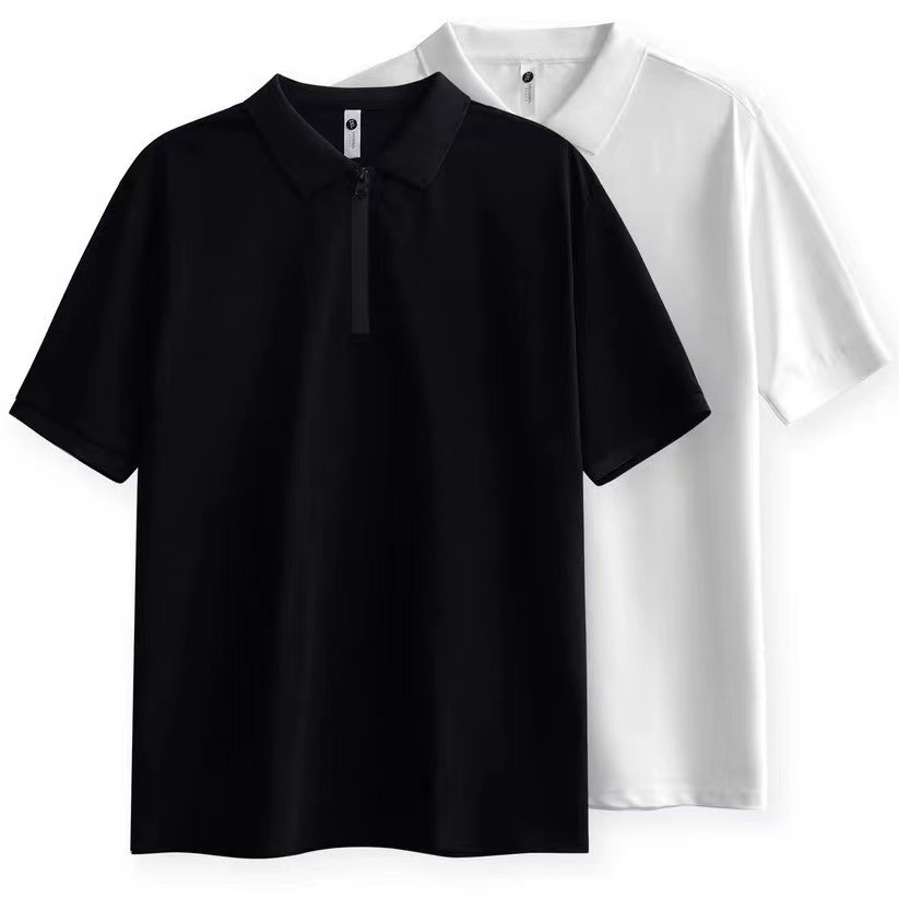 Baju Polo Pria Shirt Lengan Pendek Zipper Resleting TPM Polo Premium