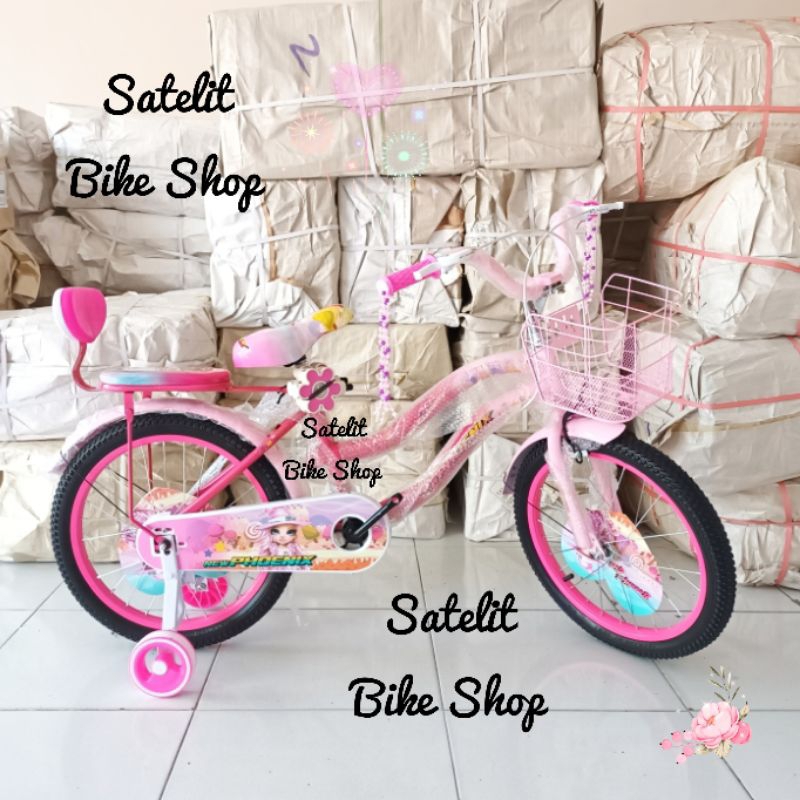 Sepeda Anak Cewek Ukuran 18 Polo Trendy New Phoniex Centrum Tango Monchichi Foster Velion Asagi Sepe