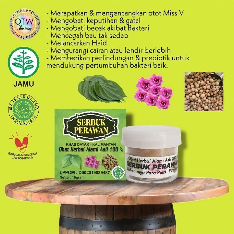 (BPOM) Serbuk Perawan Original 100%