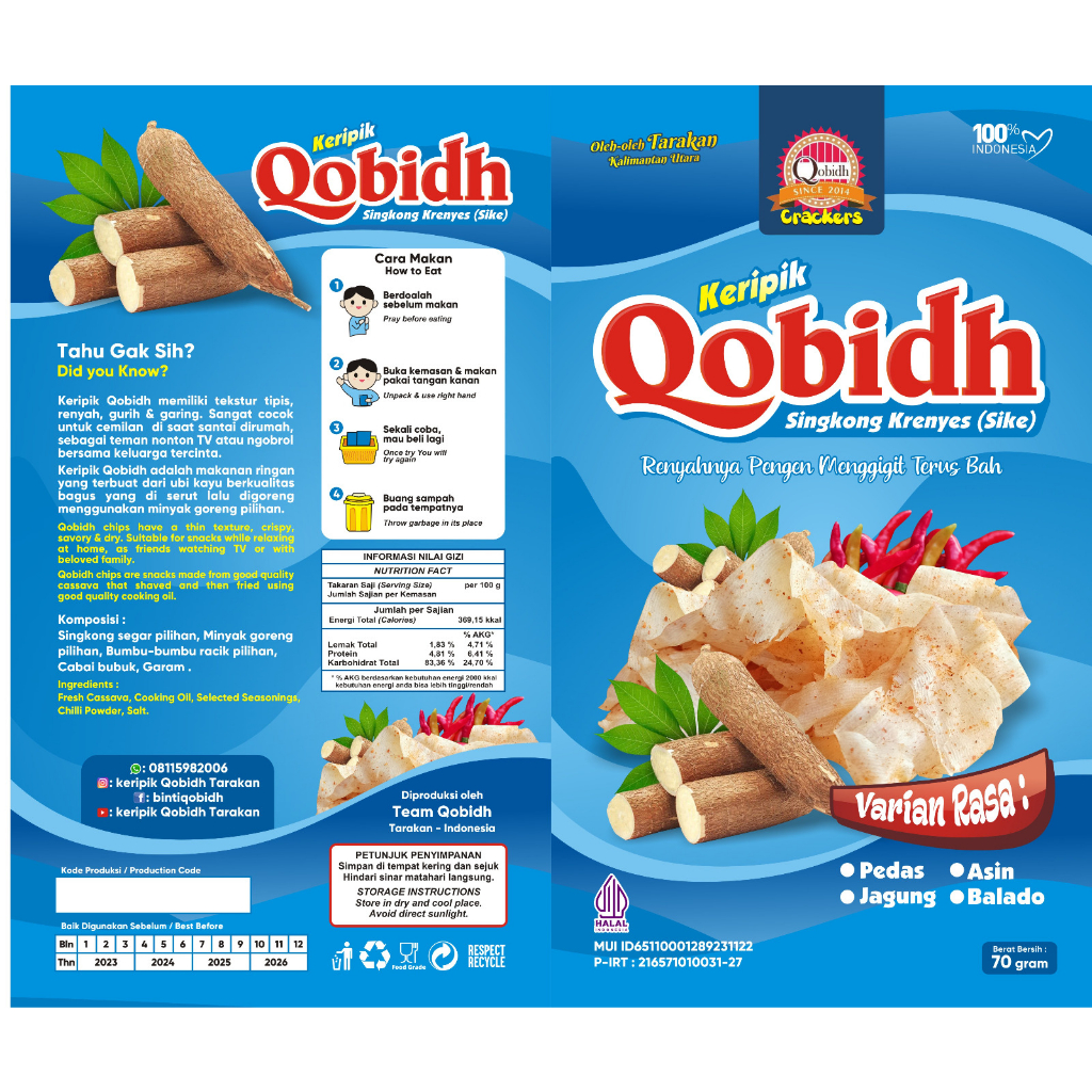 

keripik singkong krenyes sike