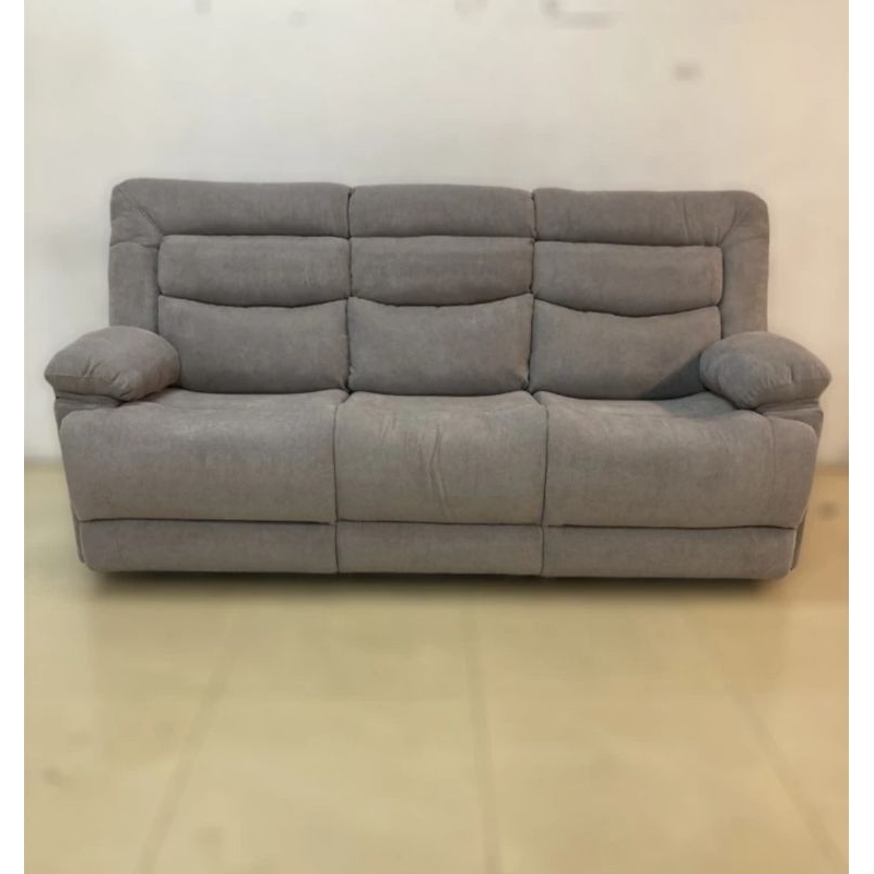 Selma Laurel Sofa Fabric 3 Dudukan - Abu-Abu Furniture Informa sofa recliner sofa tamu kursi tamu so