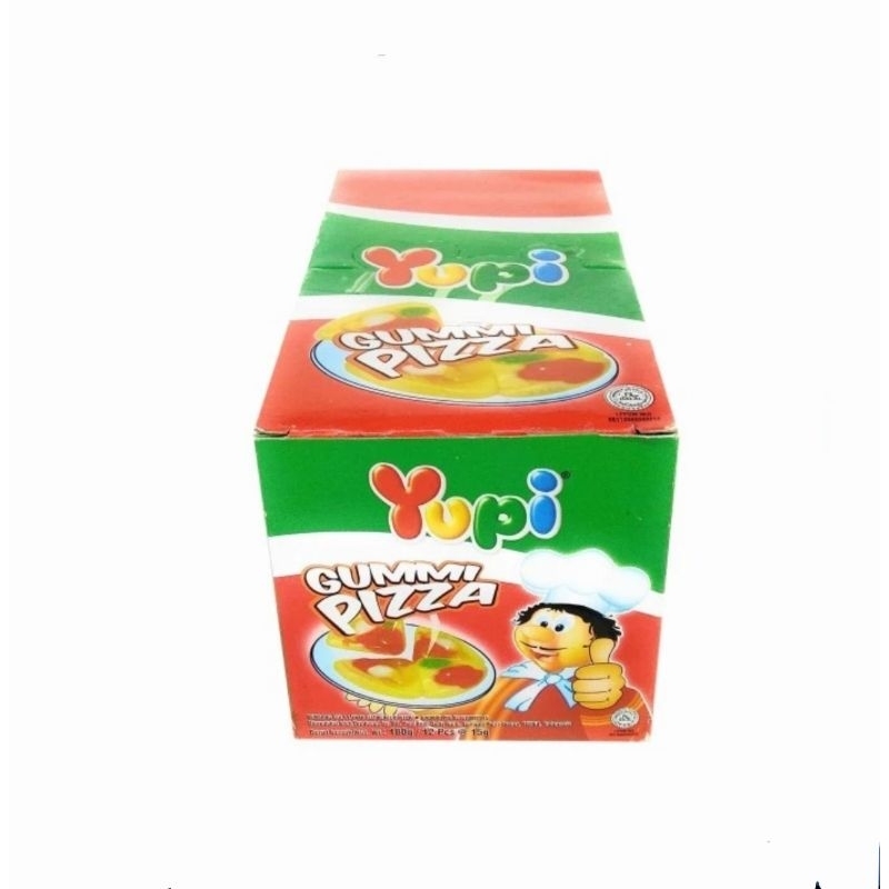 

Yupi Gummy Pizza Box isi 12 pcs